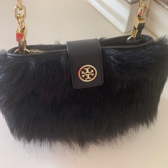 Tory Burch Faux Fur crossbody bag - Picture 1 of 4